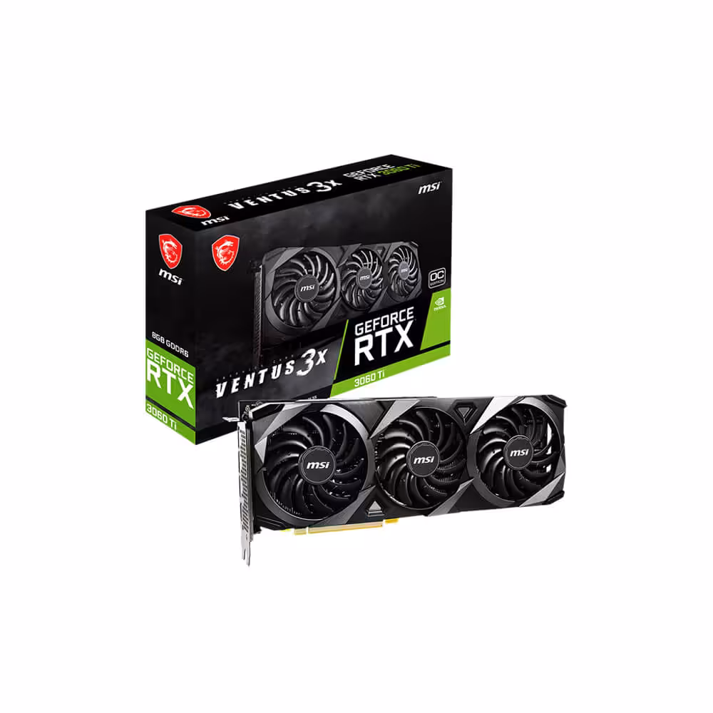 خرید کارت گرافیک (8GB) MSIRTX 3060 Ti VENTUS 3X OC LHR