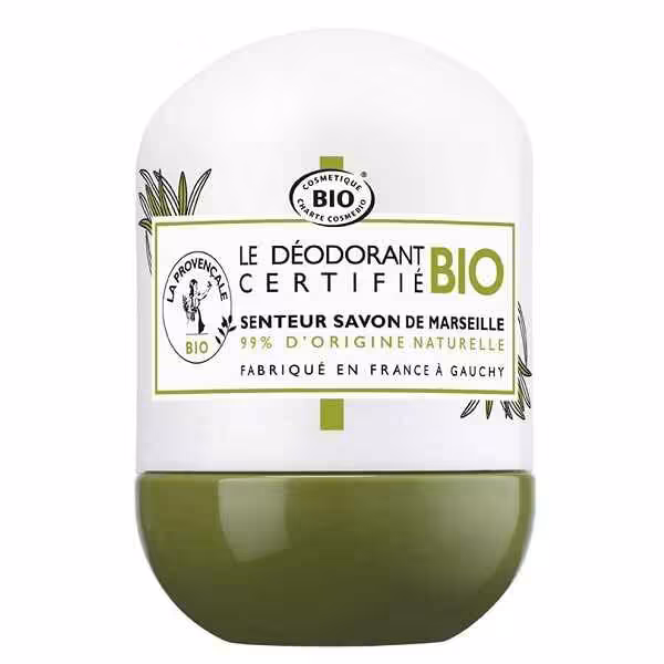 مام رول ضد تعریق ارگانیک لاپرو ونسال LA PROVENCALE فرانسه حجم 50 میل | حاوی عصاره زیتون خالص، بدون نمک آلومینیوم، بوی صابون مارسی