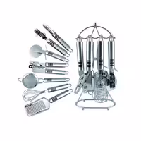 سرویس 8 پارچه ابزار آشپزخانه استیل