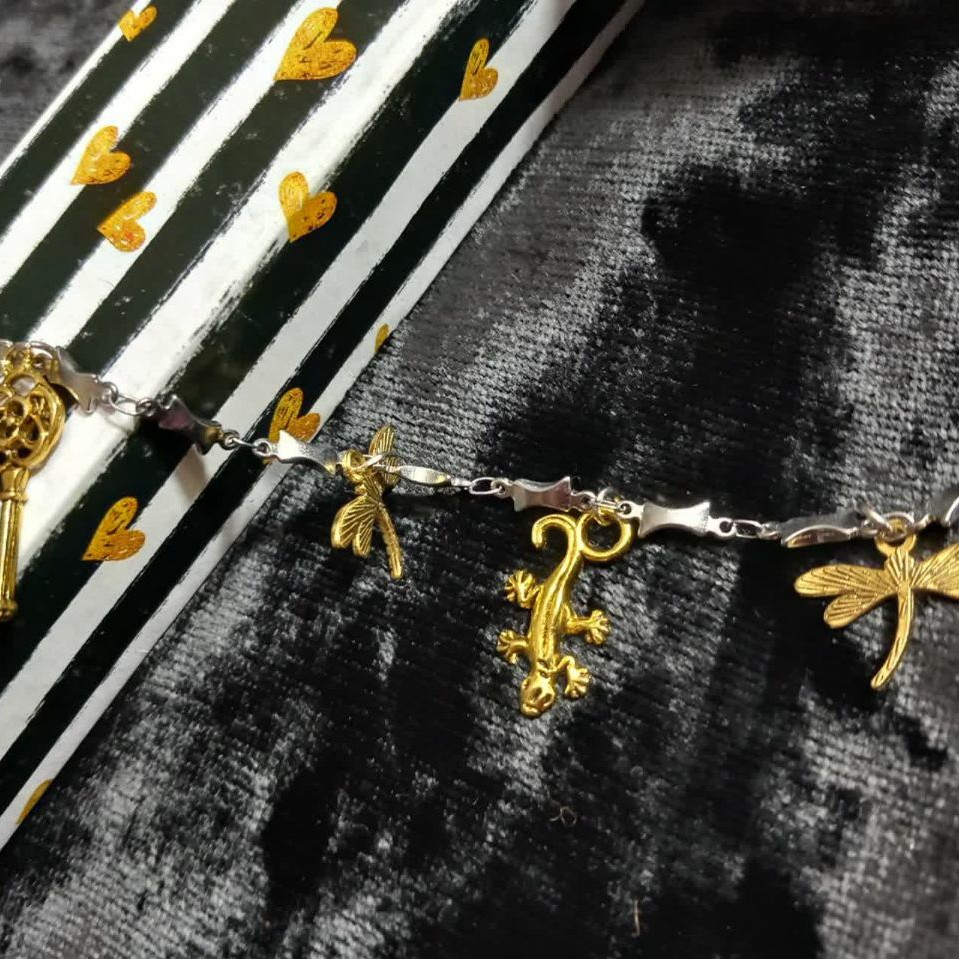 دستبند زنانه و دخترانه مدل سنجاقک