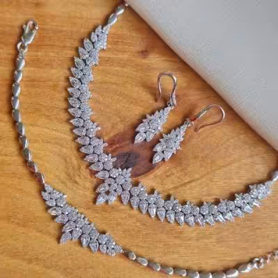 سرویس نقره زنانه جدید مجلسی مدل PRM04