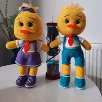 عروسک بافتنی مدل جوجه