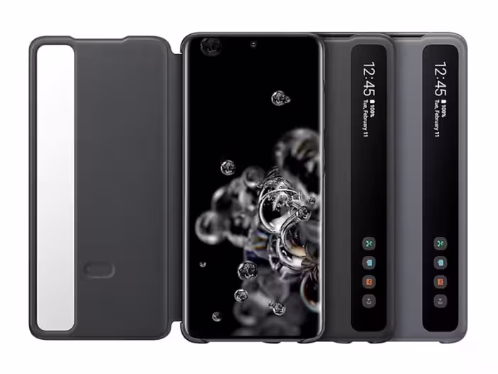 کاور هوشمند اصلی سامسونگ Samsung S20 Ultra Smart Clear View Cover