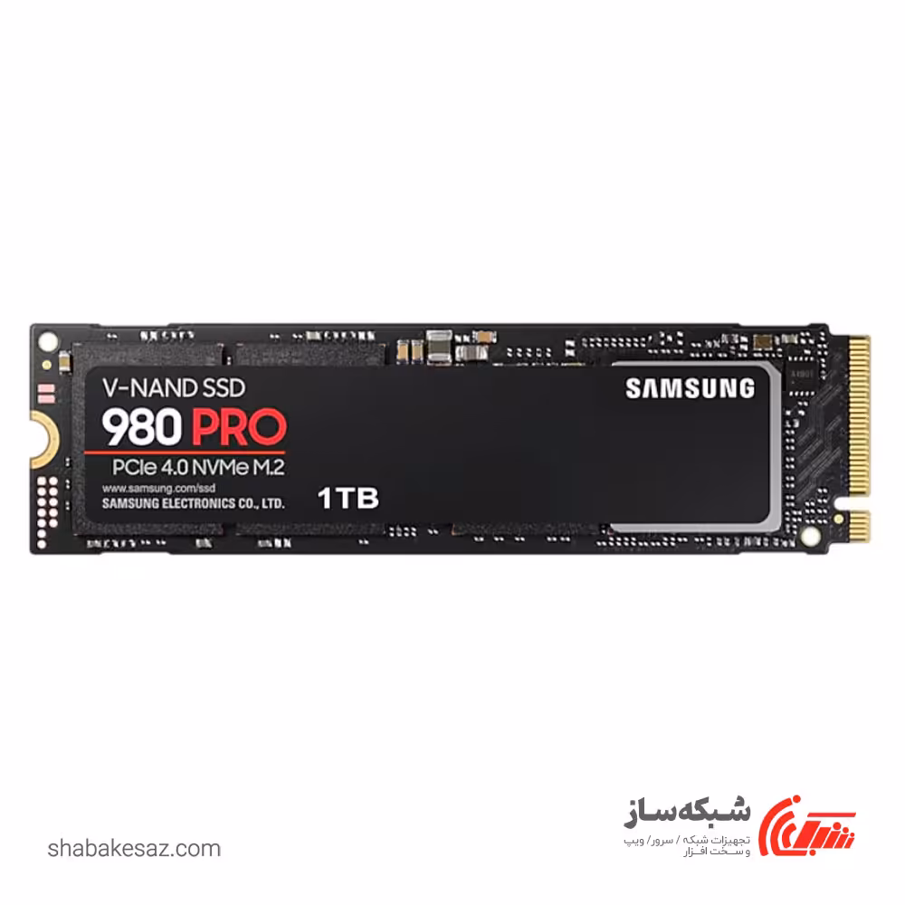 قیمت و خرید حافظه SSD اینترنال سامسونگ samsung 980 PRO M.2 NVMe ظرفیت 1TB - شبکه ساز