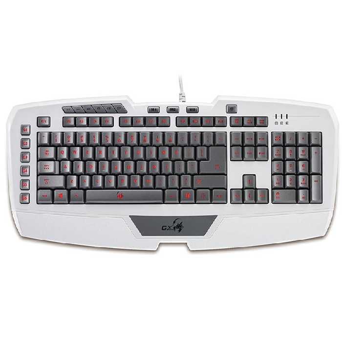 کیبورد باسیم جنیوس مدل Imperator Pro Full Speed White Edition