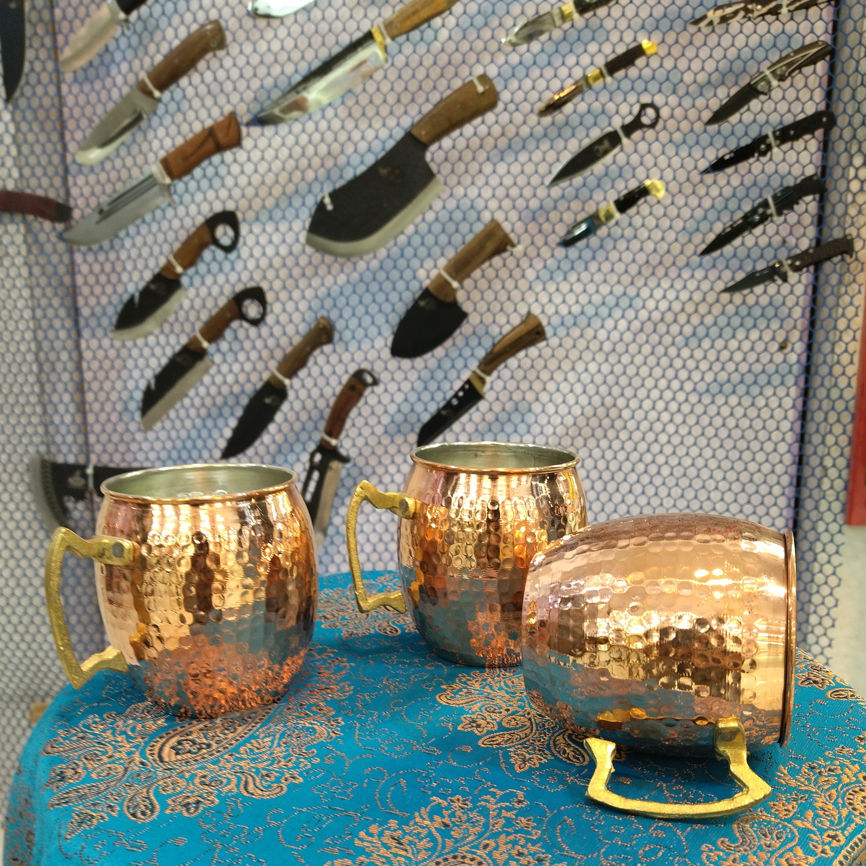 ماگ مسی دسته برنجی