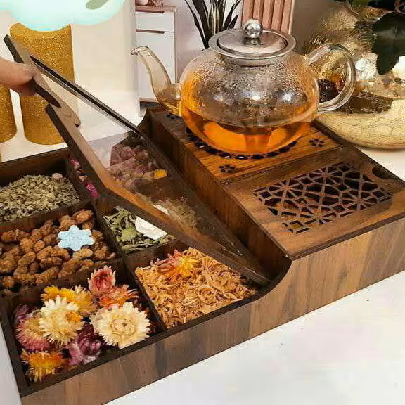 استند پذیرای چوبی بزرگ 