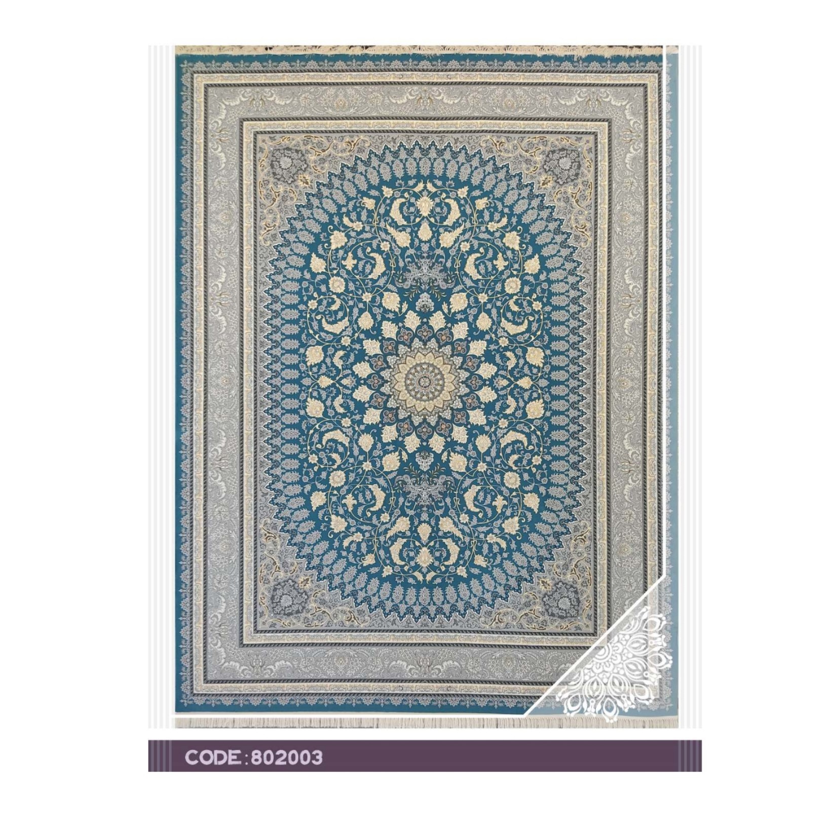 فرش اکرلیک 12 متری 700 شانه تراکم 2550 کد sh802003