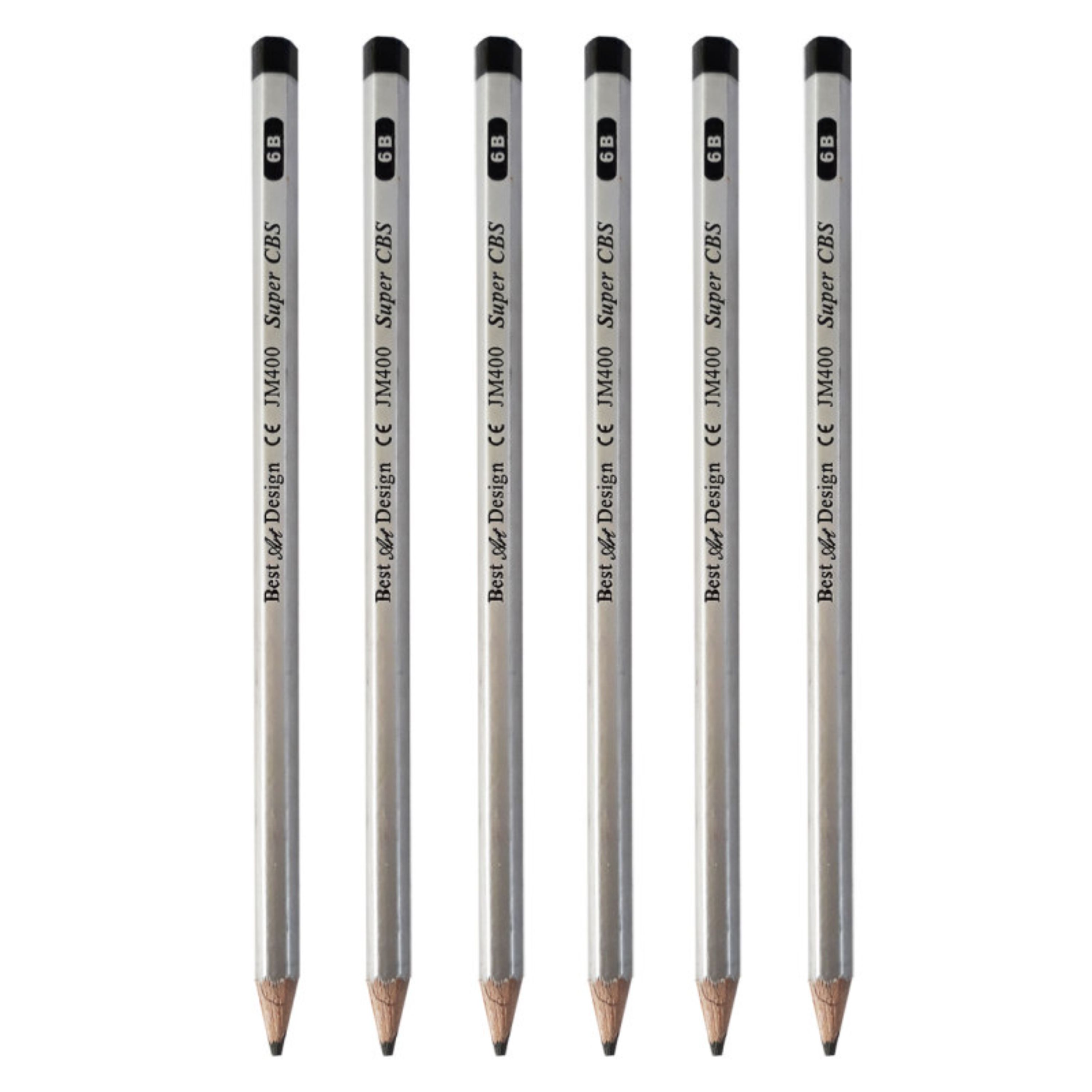 مداد طراحی سی بی اس مدل JM400-B6 بسته 6 عددی