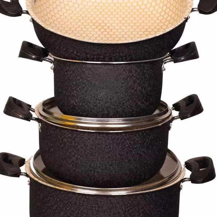 سرویس قابلمه 7پارچه داخل زنبوری بوش