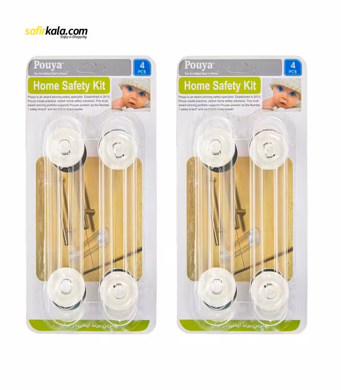 قفل درب کابینت مدل Home Safety Kit دو بسته 4 عددی