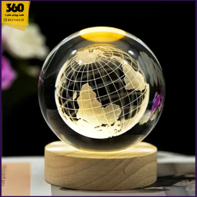 گوی کریستالی کره زمین 6 Q