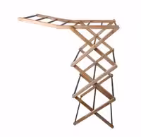 بند رخت آکاردئونی چوبی تاشو (Embico)