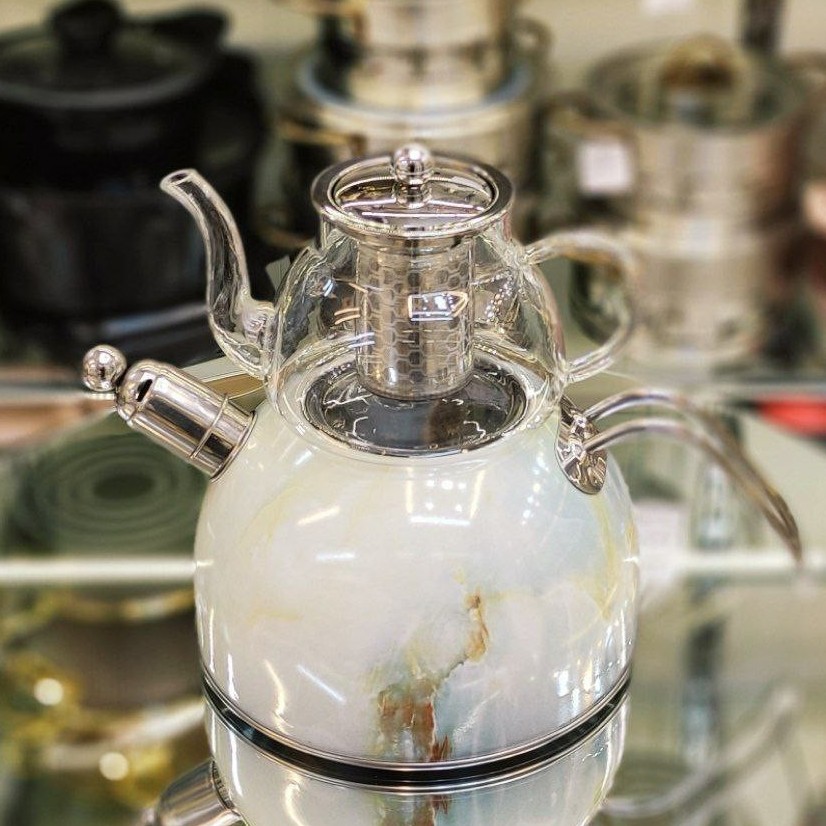 کتری قوری  طرح سنگ