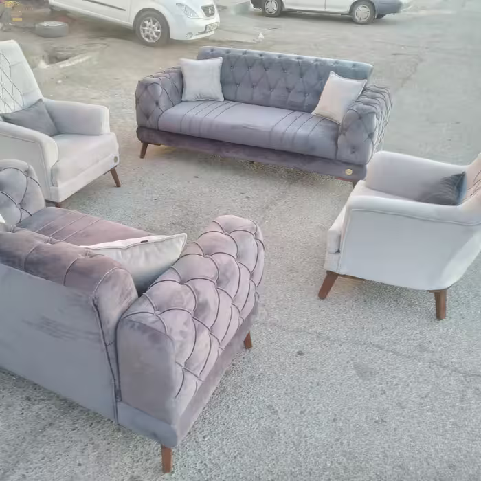 مبل راحتی چستر  یونانی ست 7 نفره