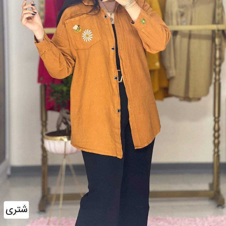 شومیز الیاف 227تونیک مانتویی شومیز زنانه