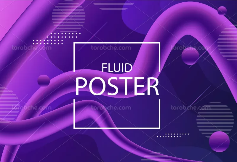 وکتور بکگراند مدرن بنفش | گرافیک با طعم تربچه