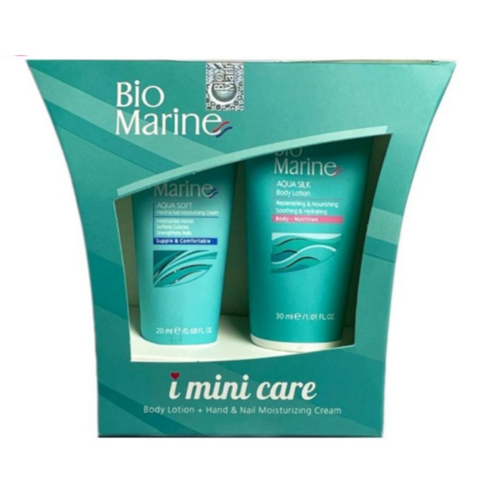 پک کرم دست و ناخن و لوسیون بدن بایومارین 30 میل و20 میل
