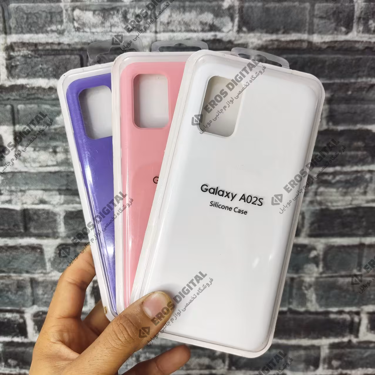 قاب سیلیکونی Samsung Galaxy A02s (سیلیکون اصل) - صورتی (زیرباز)