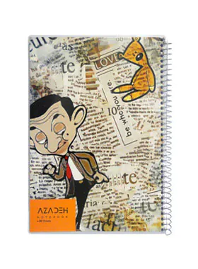 دفتر مشق 80 برگ آزاده طرح کارتونی - خرید آنلاین دفتر مشق آزاده - چی بخونم