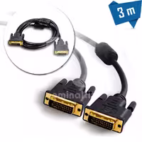 کابل DVI-D لمونتک 3 متری (DVI 24 1)