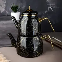 کتری و قوری پاچی ترکیه ای لعابی
