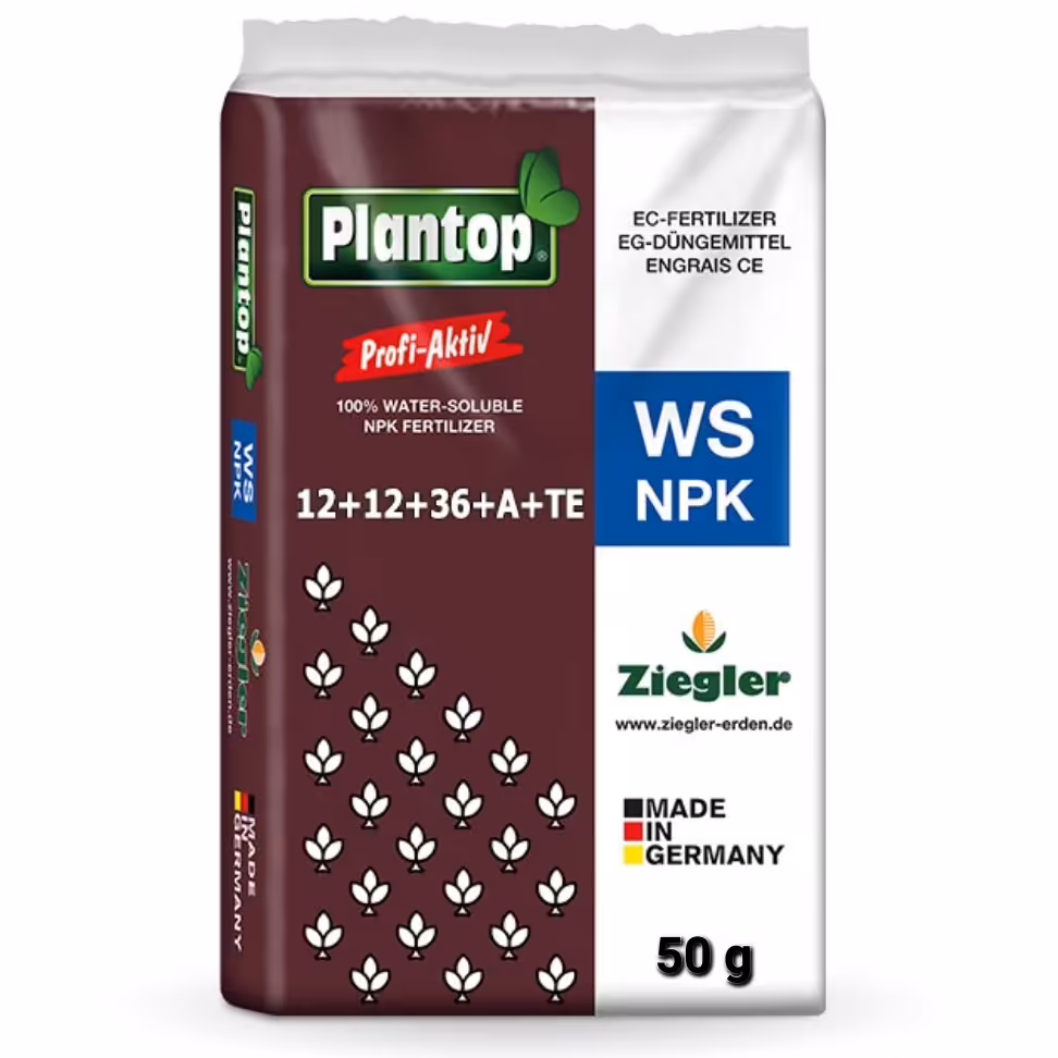 npk کود کامل زیگلر آلمانی 50 گرمی مخصوص کاکتوس و گیاهان آپارتمانی 12 12 36