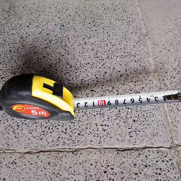 متر پنج متری روکش دار خارجی