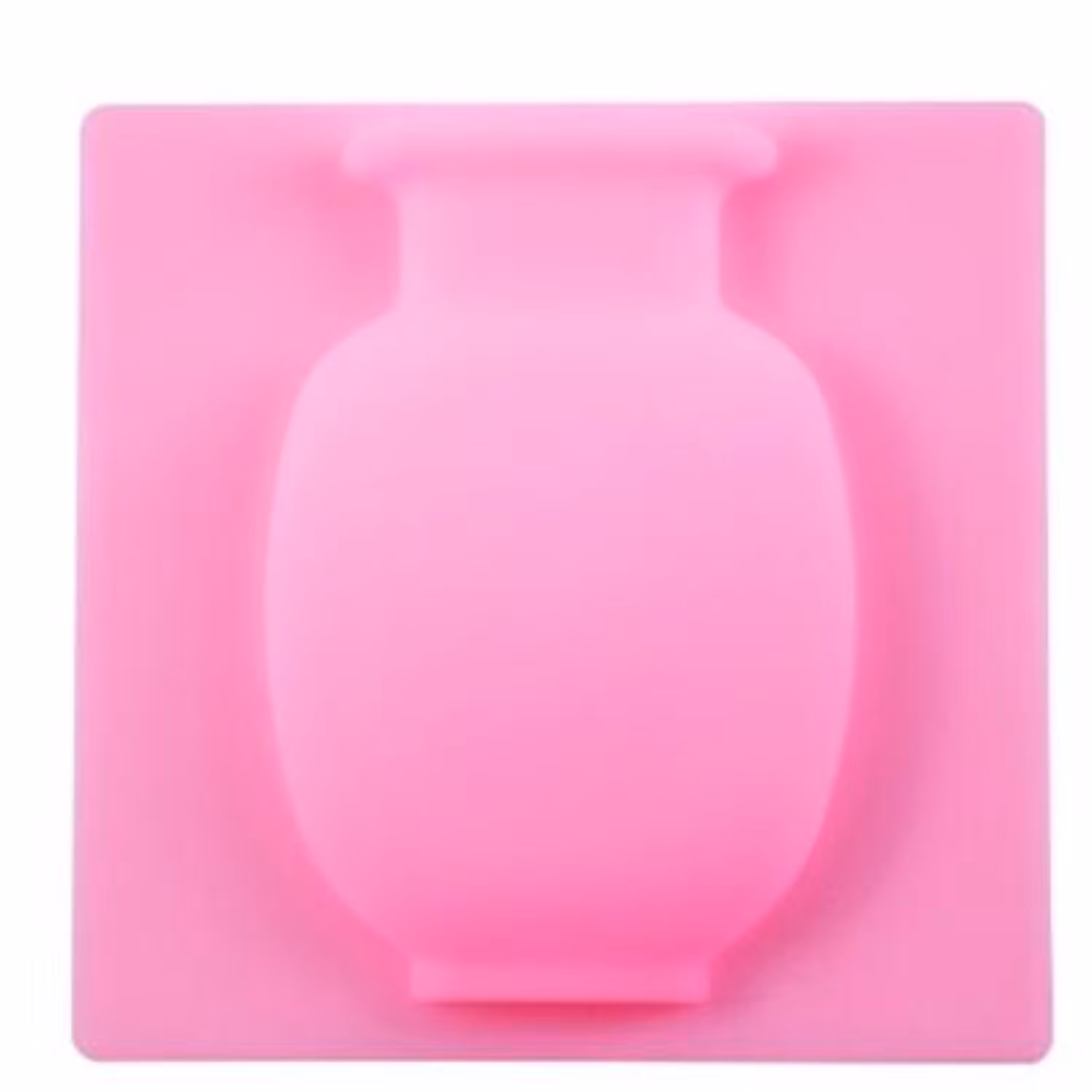 گلدان سیلیکونی سایز 15 سانت رنگ سفید و ابی و صورتی