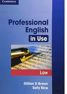 کتاب English Professional in use Law
