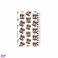 دفترچه یادداشت بامبیلیپ 60 برگ مدل to do list طرح پترن نوتلایی کد 0546373