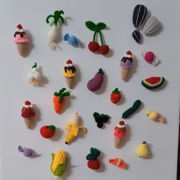 مگنت یخچال ، میوه