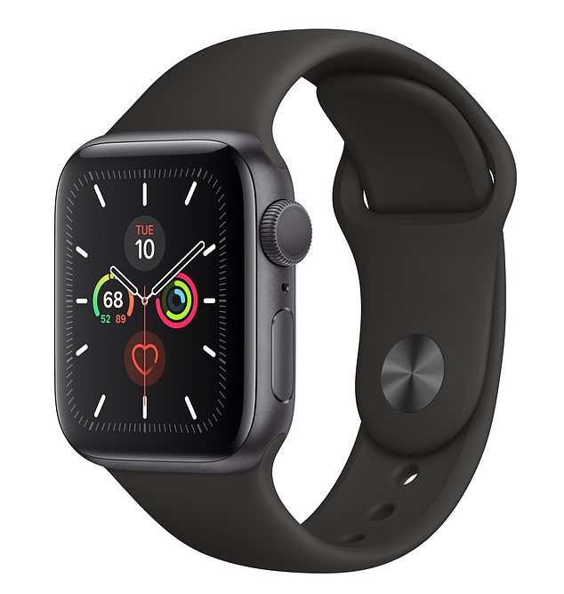 ساعت مچی هوشمند اپل واچ سری5 40 میلیمتر با بند اسپرت مشکی