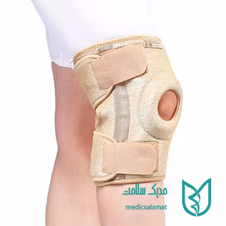 زانو بند قابل تنظیم کشکک باز نئوپرنی فنردار آدور Ador