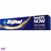 خمیر دندان سفیدکننده سیگنال (Signal) مدل White Now Gold حجم 75 میلی لیتر