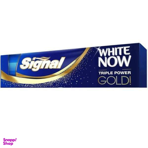خمیر دندان سفیدکننده سیگنال (Signal) مدل White Now Gold حجم 75 میلی لیتر
