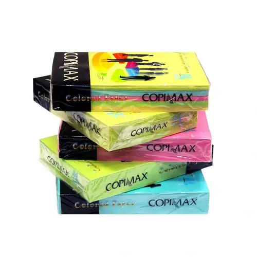 کاغذ رنگی A4 کپی مکس ایرانی بسته 5 عددی