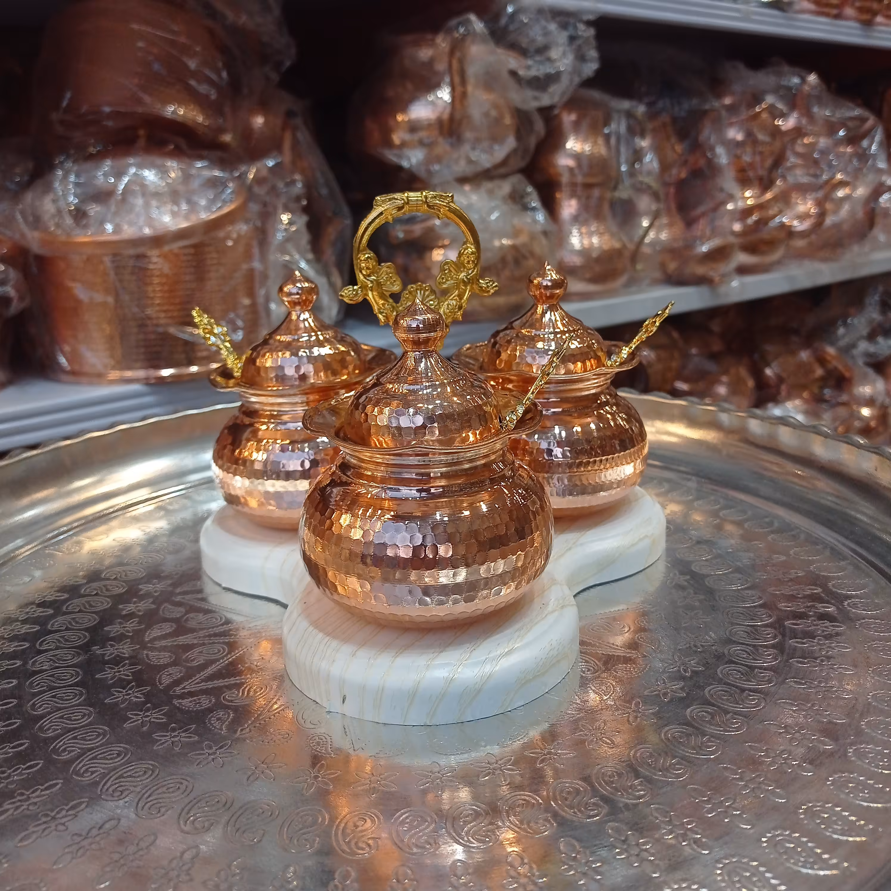 جاادویه ای و شکر و نمک مسی نانو  سه تایی