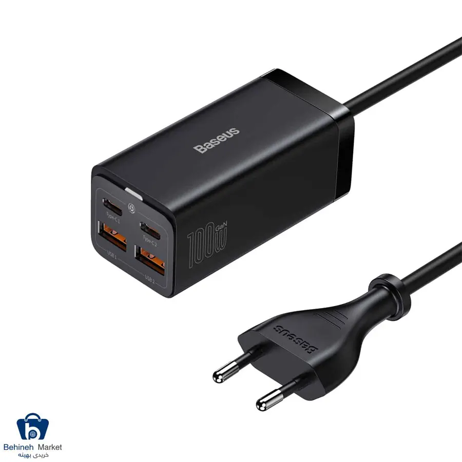 شارژر دیواری باسئوس مدل CCGP000101 توان 100 وات