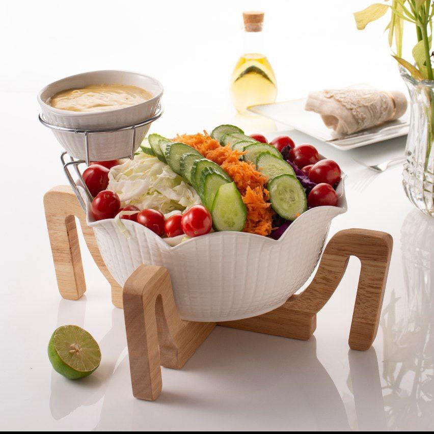 کاسه سالاد سرامیکی استندار RIVER ریور مدل 24B-2880