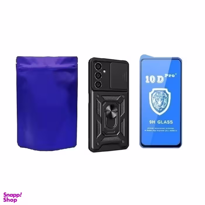 کاور گوشی موبایل مدل Batmani کد M-B و محافظ صفحه نمایش Ten-D مناسب سامسونگ Galaxy A24