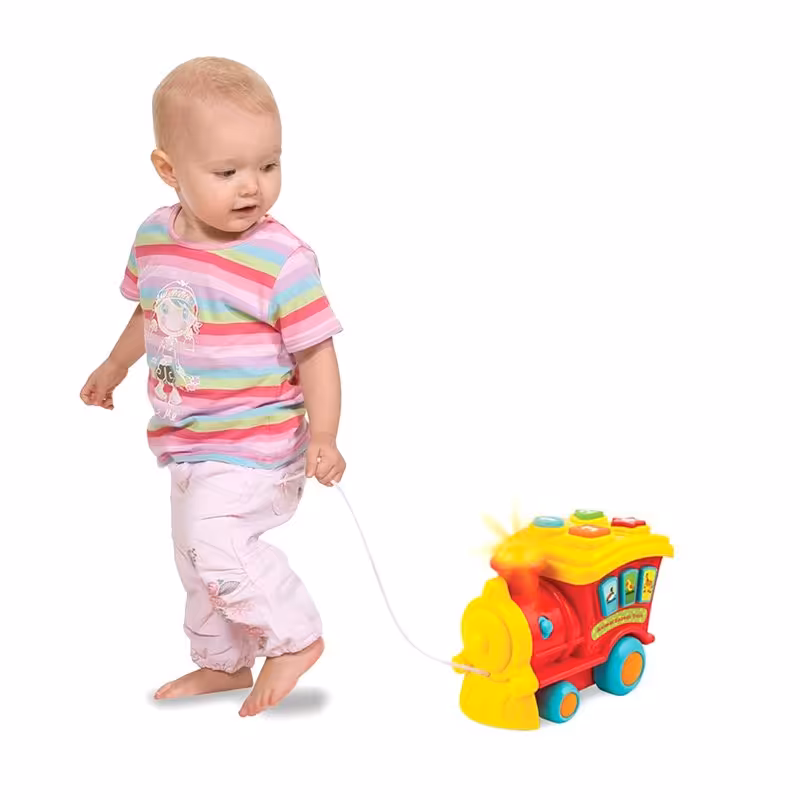 قطار موزیکال قرمز مدل winfun 00677