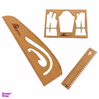 خط کش خیاطی آرشاین مدل AR3PK مجموعه 3 عددی