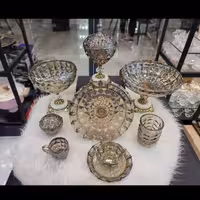 سرویس پذیرایی شیش نفره اکومارین شامپاینی خلع
کیفیت عالی 
شامل
کاسه 
اجیل 
شیرینی
شیش عدد فنجان
شیش عدد پیاله
شیش عددو...