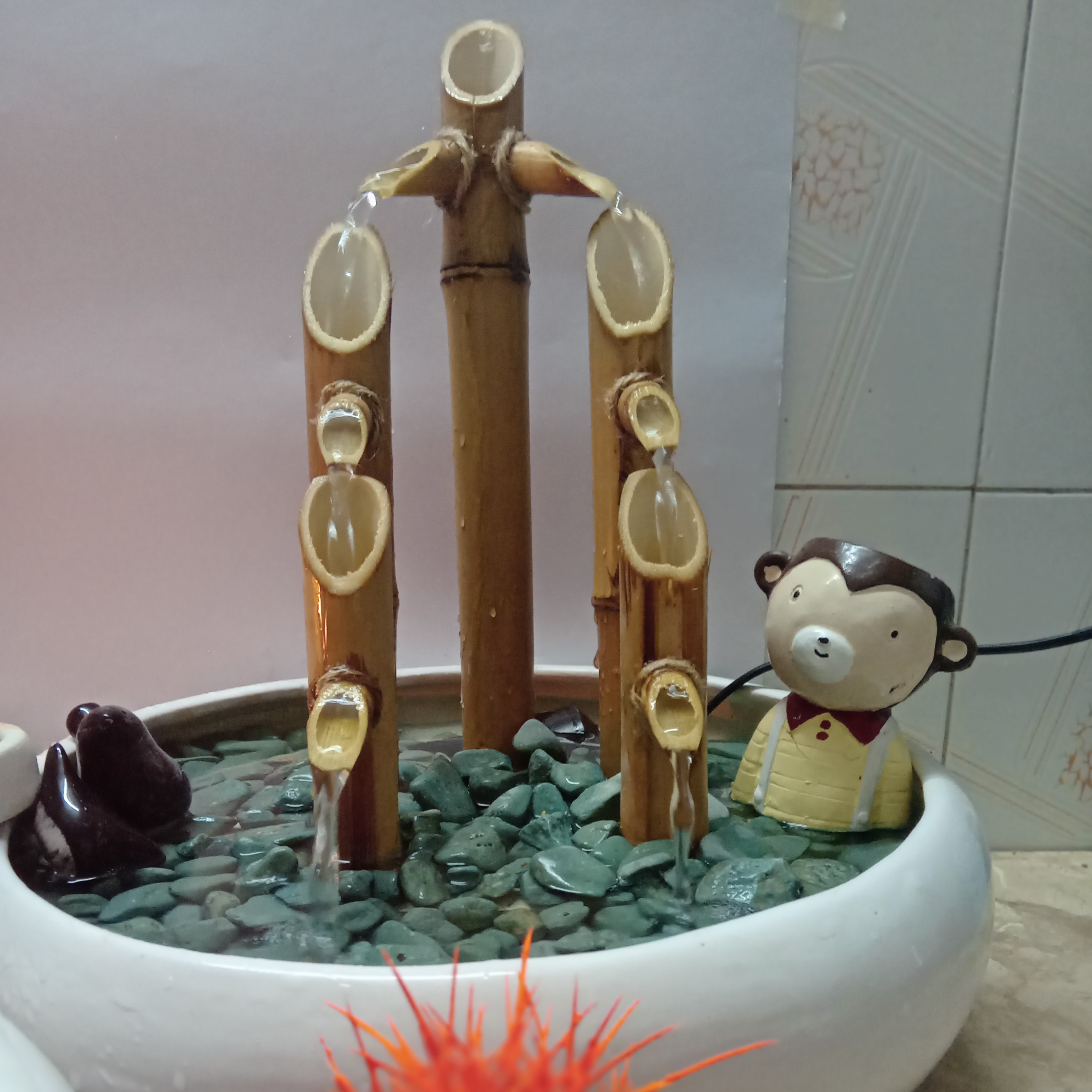 ابنما رو میزی بامبو در 2 سایز  مناسب محل کار مطب پزشک و سالن زیبایی  و خانه