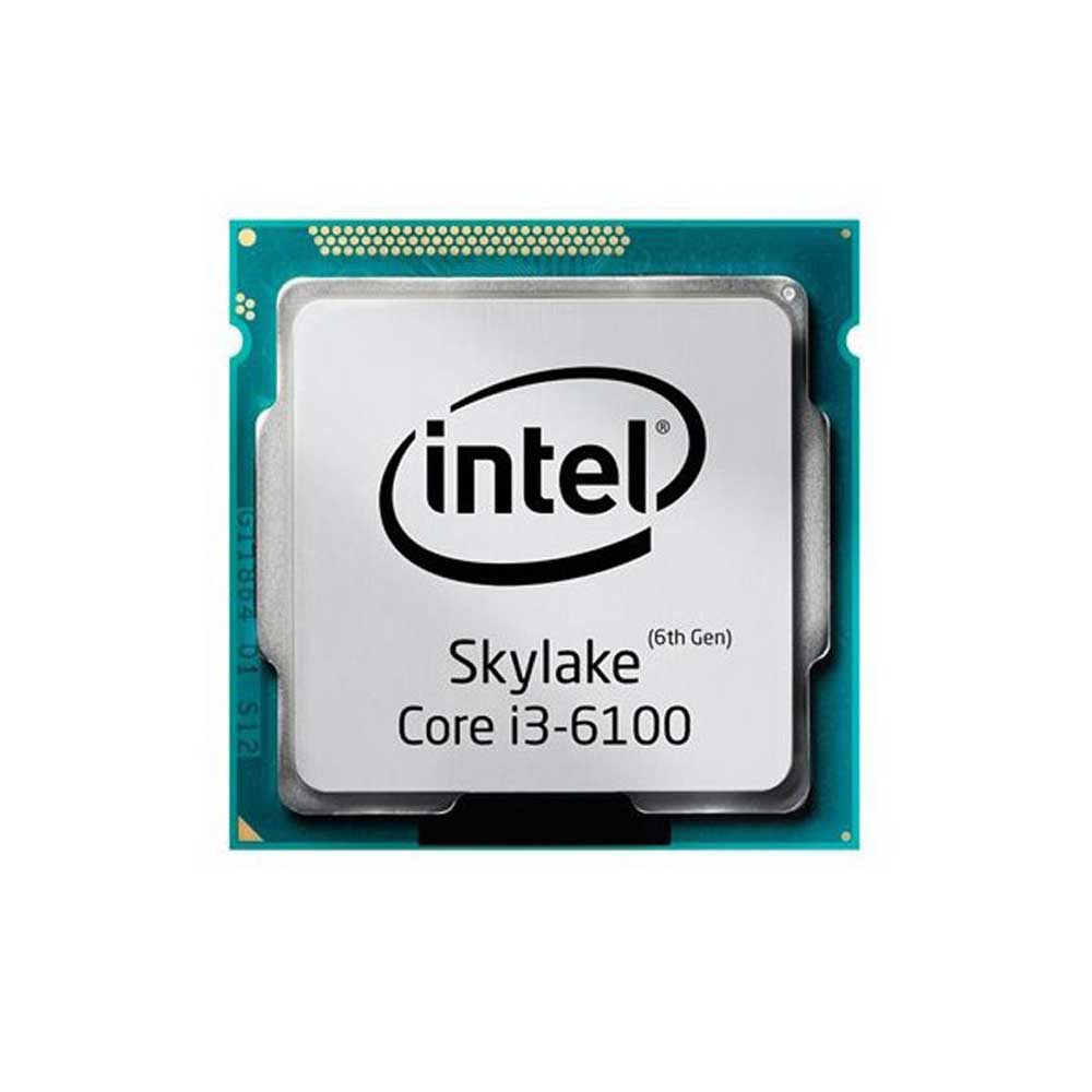 پردازنده مرکزی اینتل مدل Core i3-6100 سری Skylake(تری)