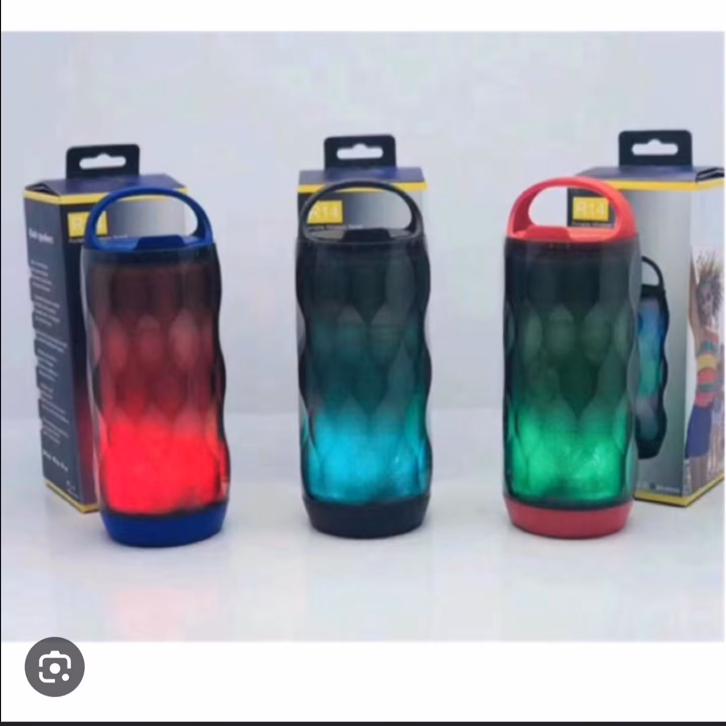 اسپیکر بلوتوثی قابل حمل R14 با نورپردازی