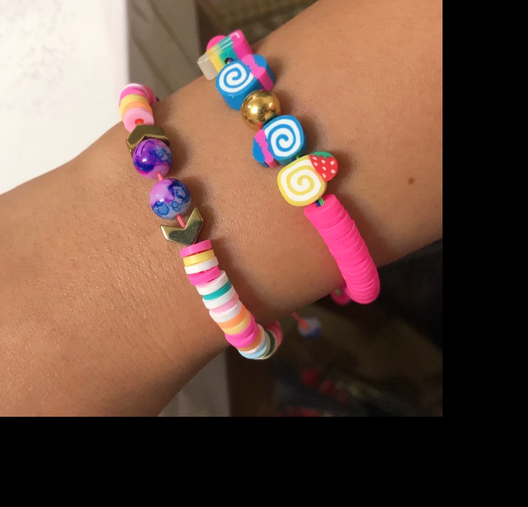 دستبند فانتزی بافتی