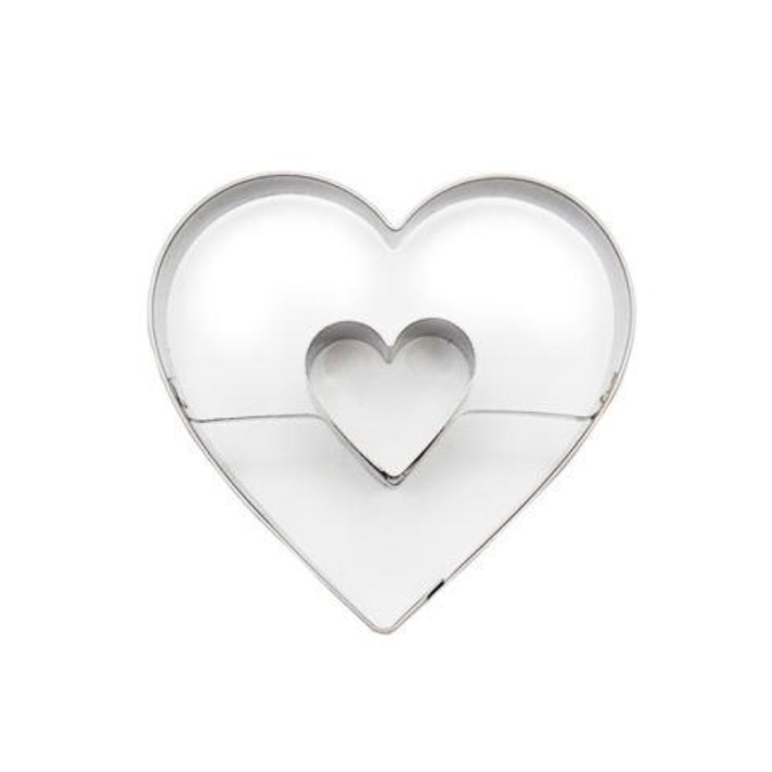 کاتر دونات فلزی طرح قلب