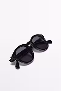 عینک آفتابی مشکی مردانه گرد اورجینال Massimo Dutti